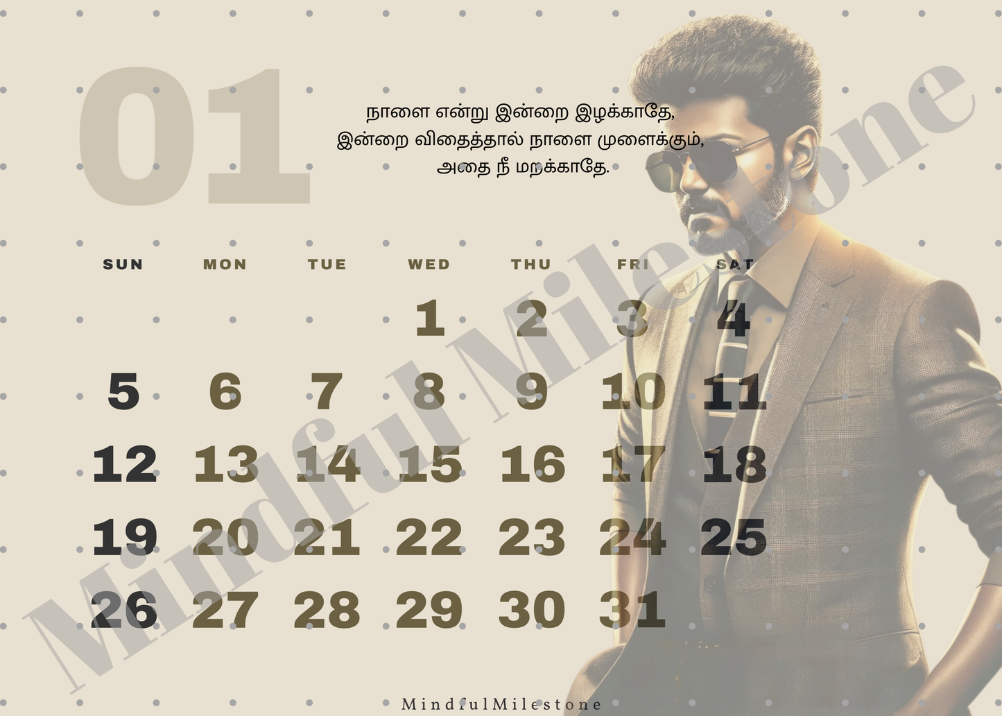 Motivation Kalender 2025 Vijay Edition